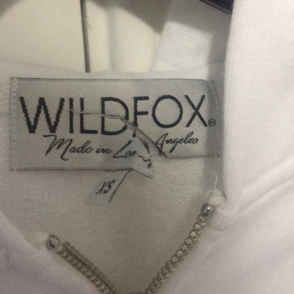 NWOT Wildfox Spectrum Marquis ZIP Hoodie Sz XS - Picture 4 of 7
